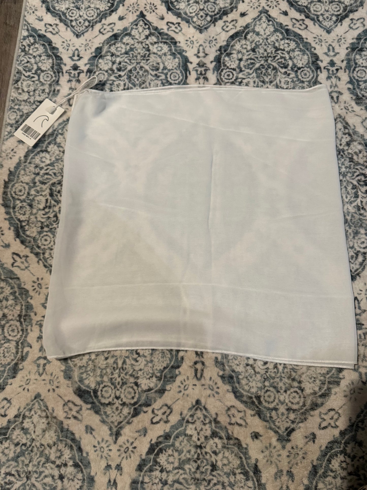 Coral reef white sarong wrap xl 14/16 nwt