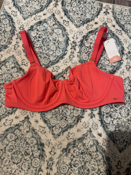 Cacique unlined balconette smart lift bra coral 38c nwt 52.95