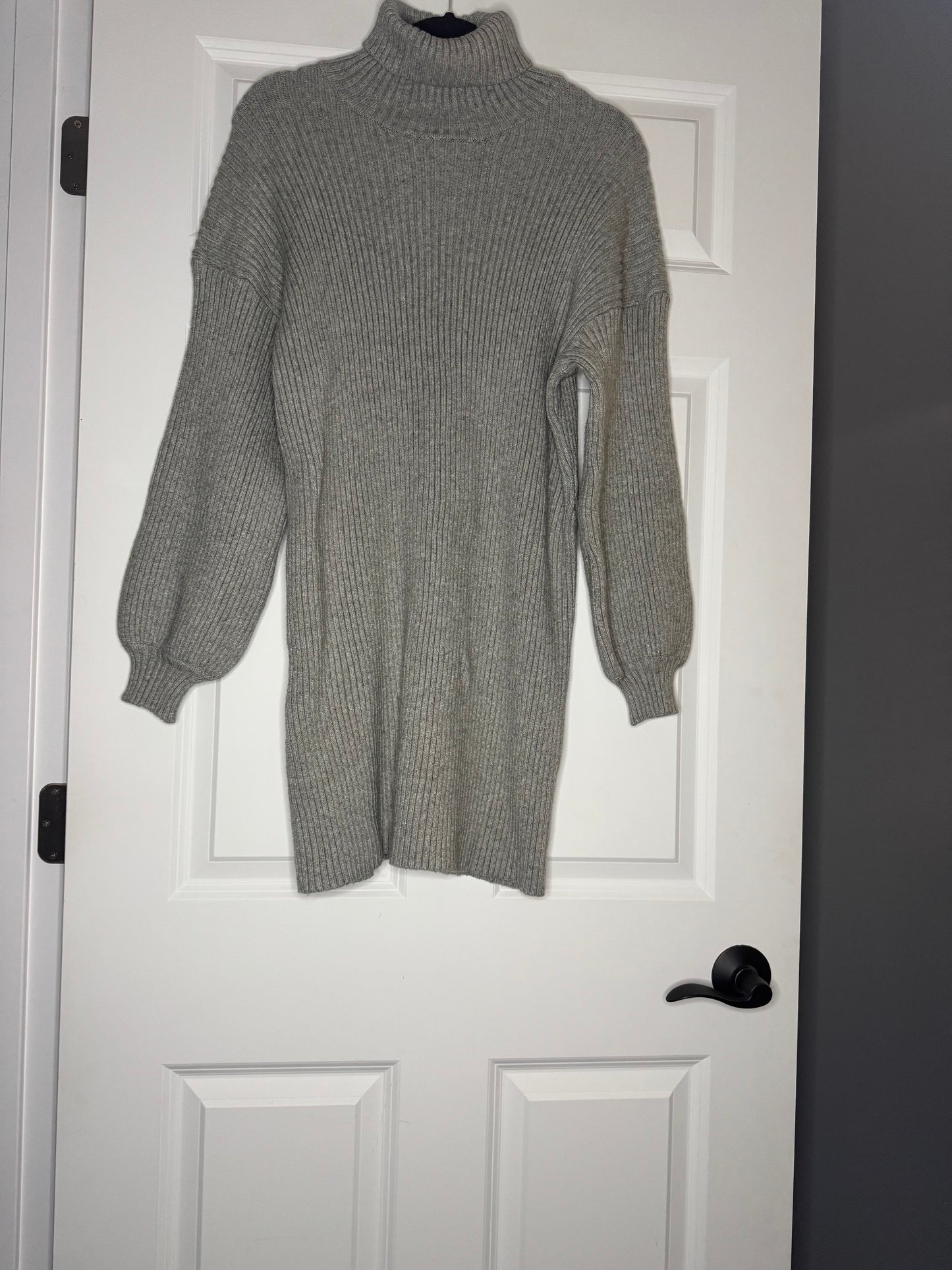 Gilli sweater dress medium ribbed gray