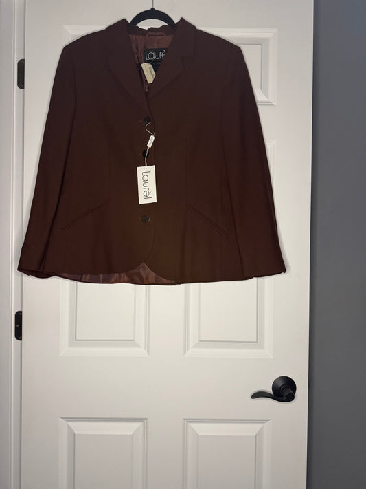 Laurel blazer size 42 brown nwt