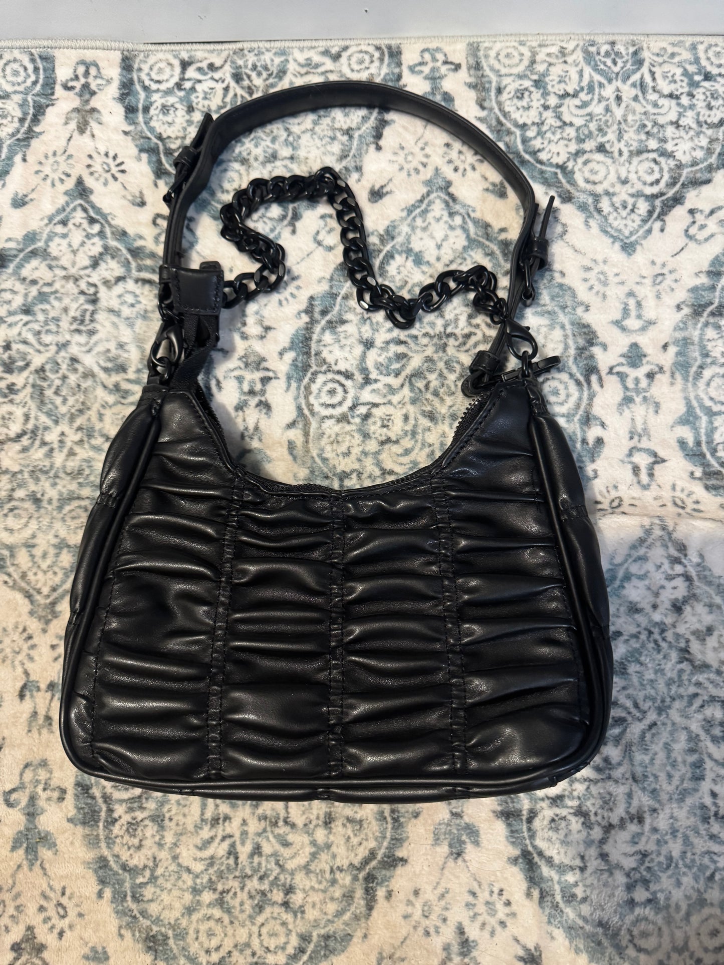 Aldo black shoulder bag strap and chain also new straps for crossbody nwot