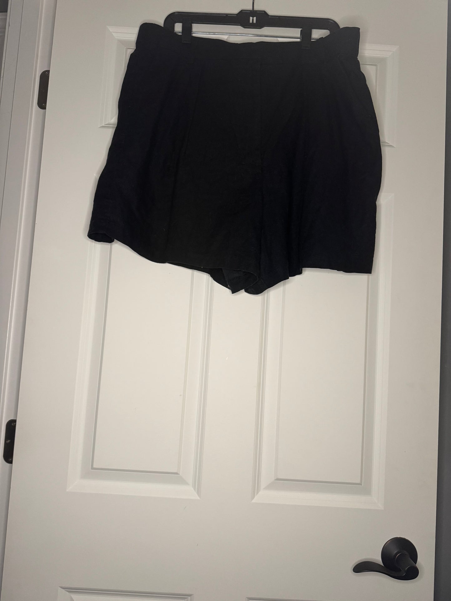 Abercrombie and Fitch shorts xl black linen nwt $60