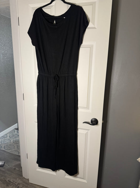 Kirundo short sleeve jumpsuit black large new with tags