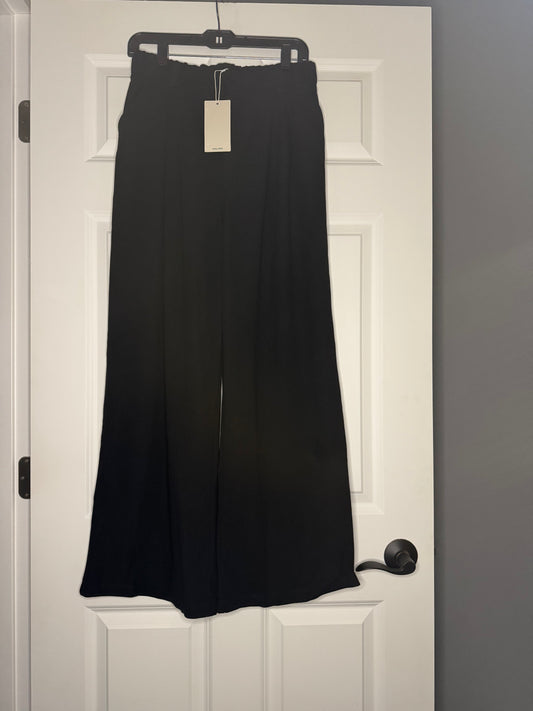 Halara slacks stretch waistband large black new with tags