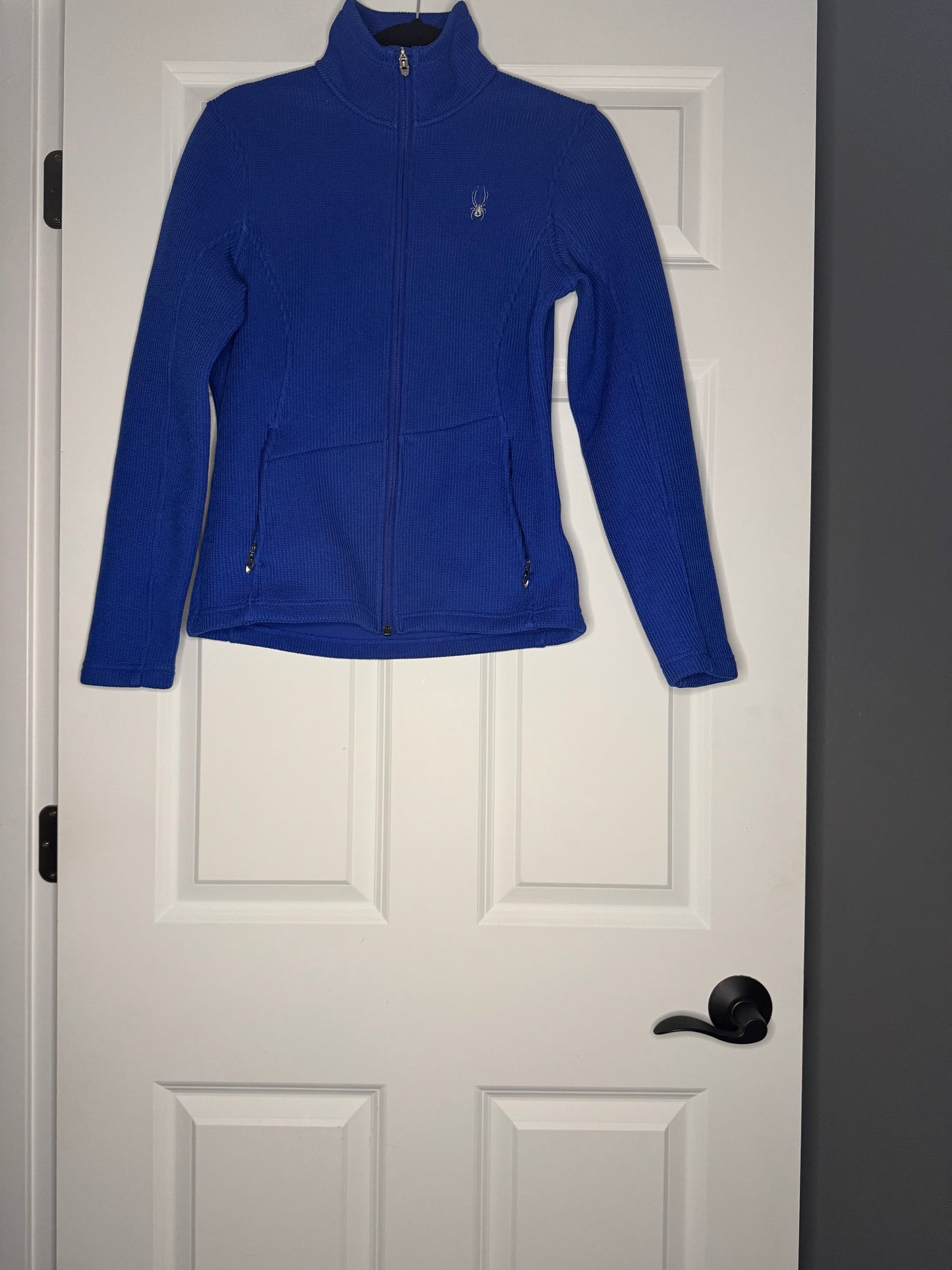 Spyder core full zip sweatshirt medium blue