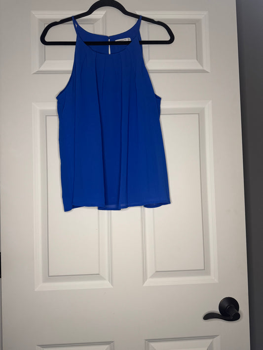 Staccato sleeveless blouse large blue