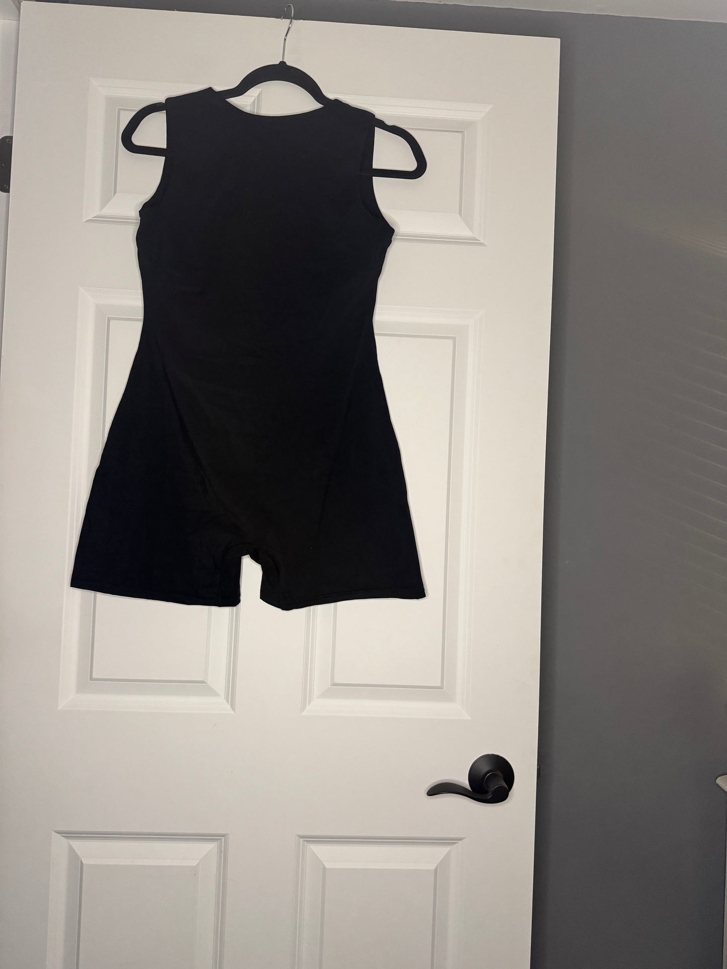 Qinsen shorts jumper one piece xl black