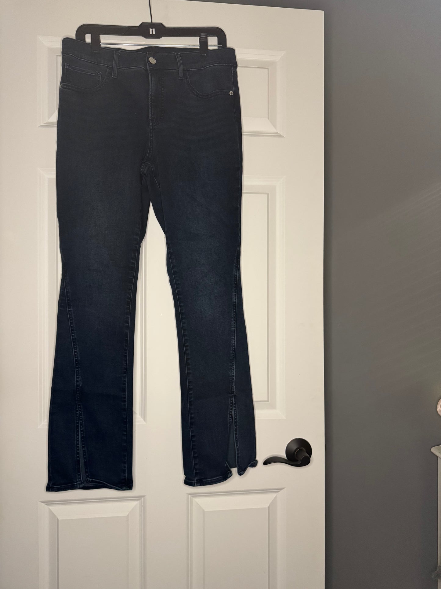 Express skyscraper high rise jeans 12 regular blue