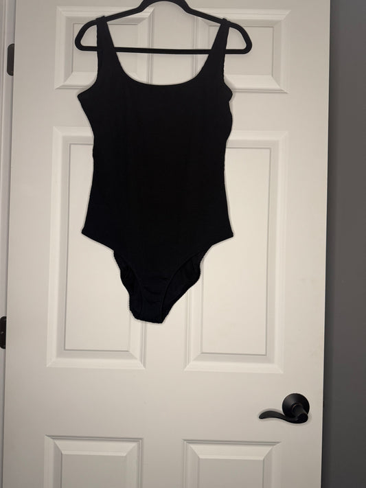 Aerie one piece full coverage swimsuit xl long black