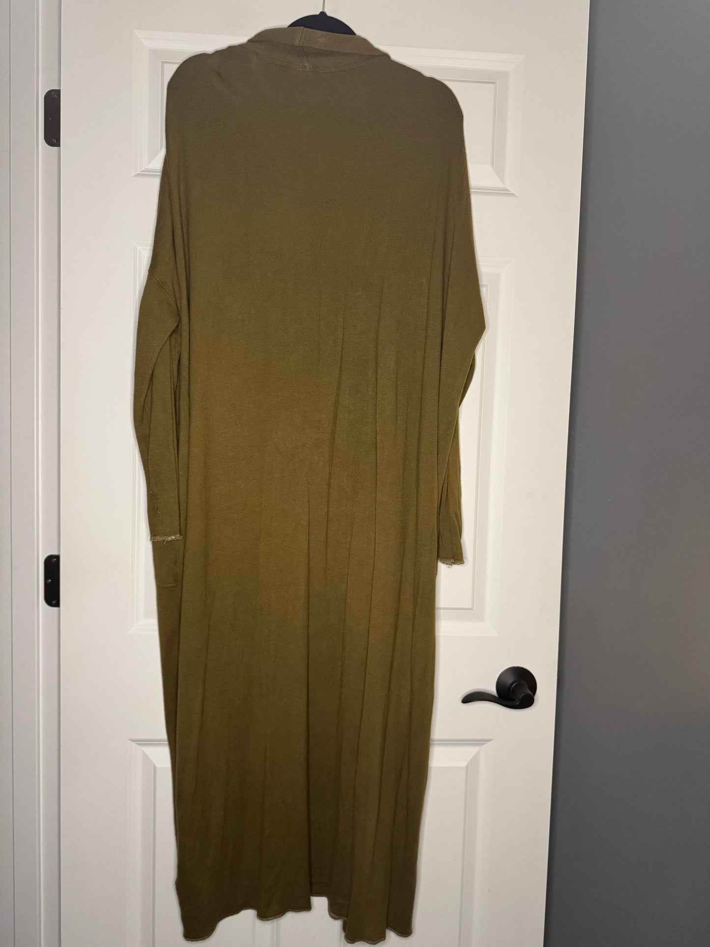 Free people intimates green robe XS super cozy