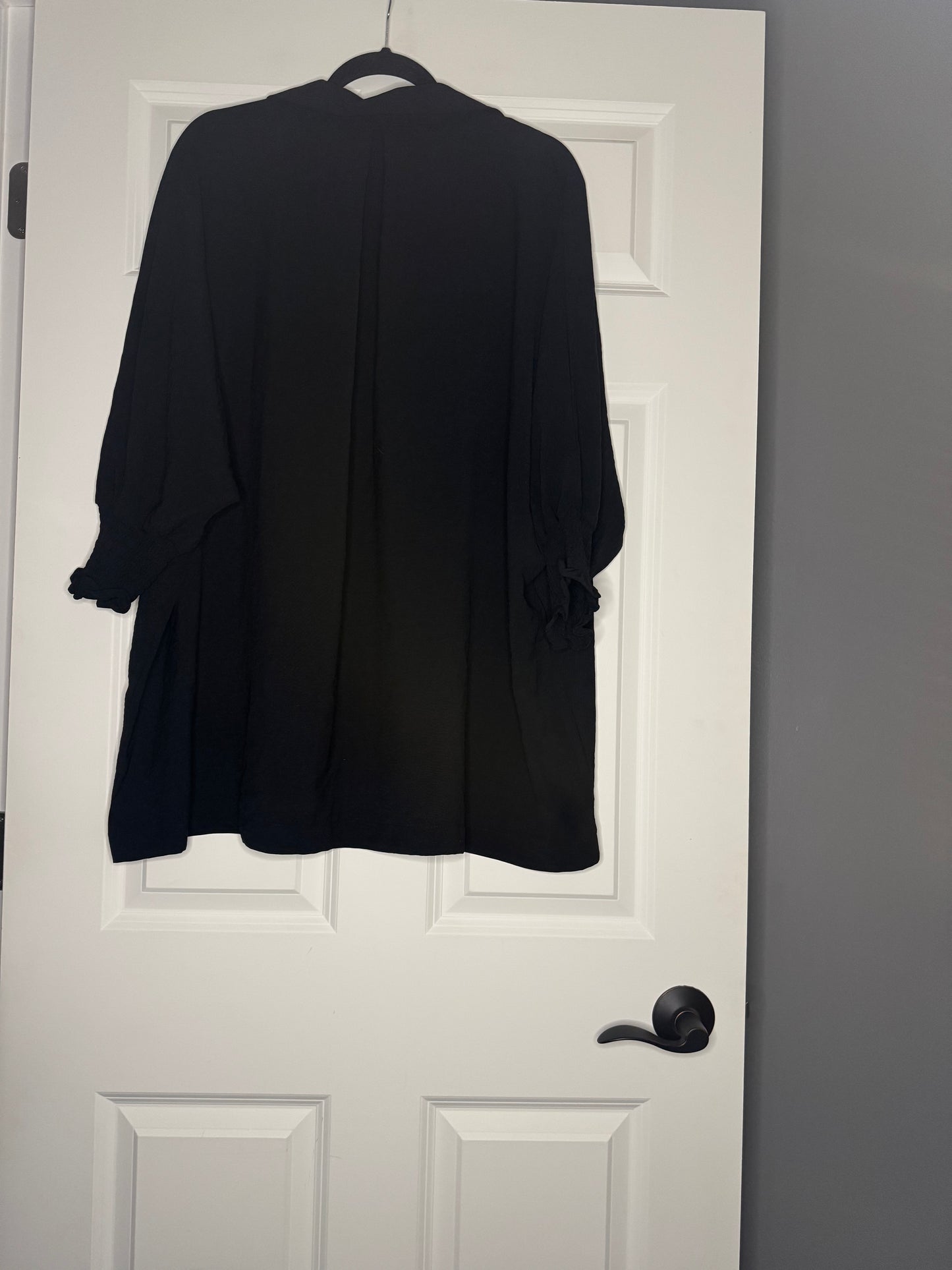Dokotoo 3/4 sleeve blouse black 2xl nwt