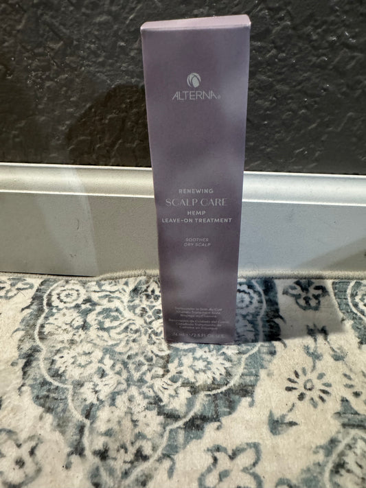 Alterna renewing scalp care hemp leave on treatment 2.5 new in box