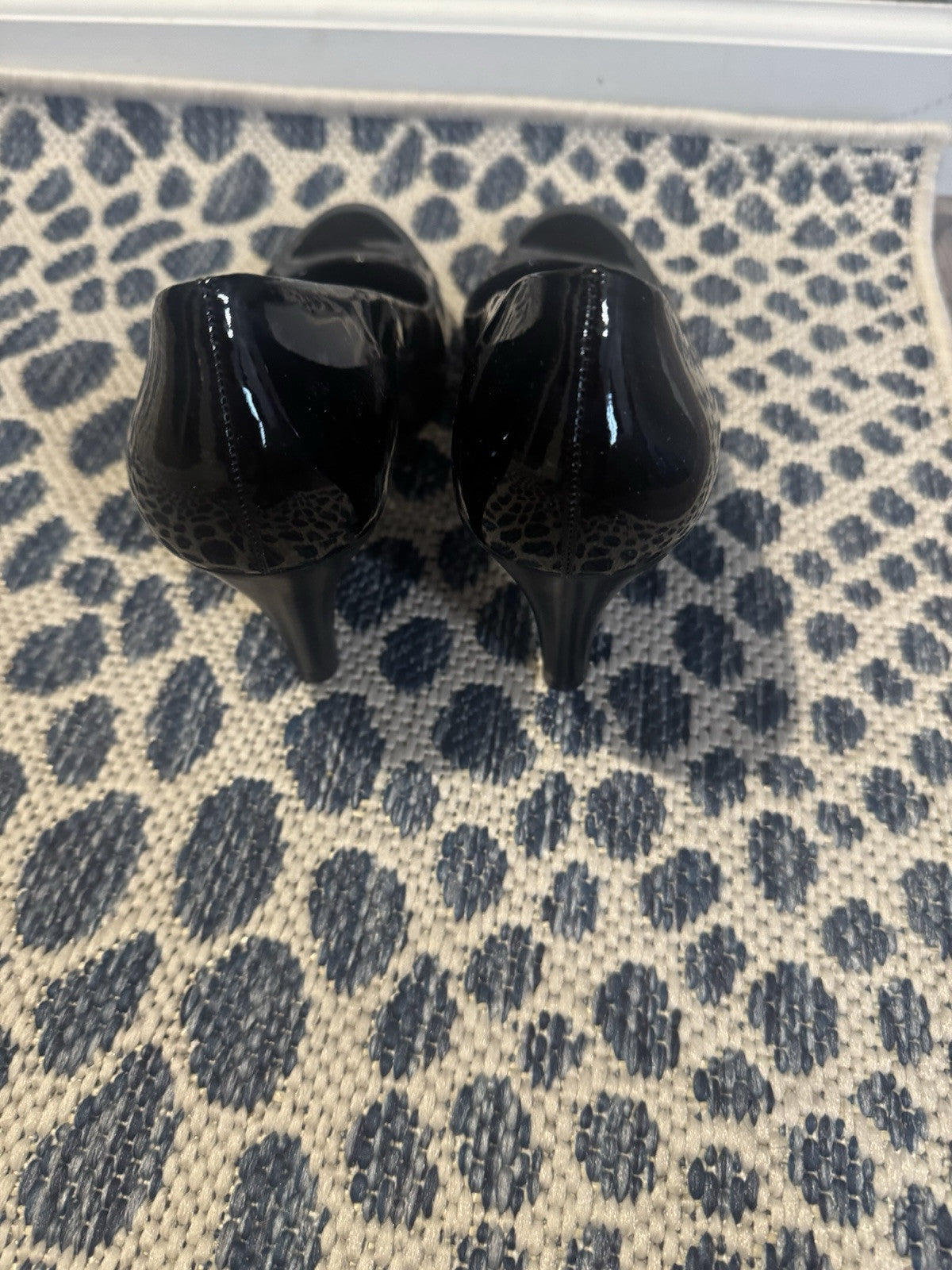 Alex Marie Black Patent Heels 9.5 Some Small Markings