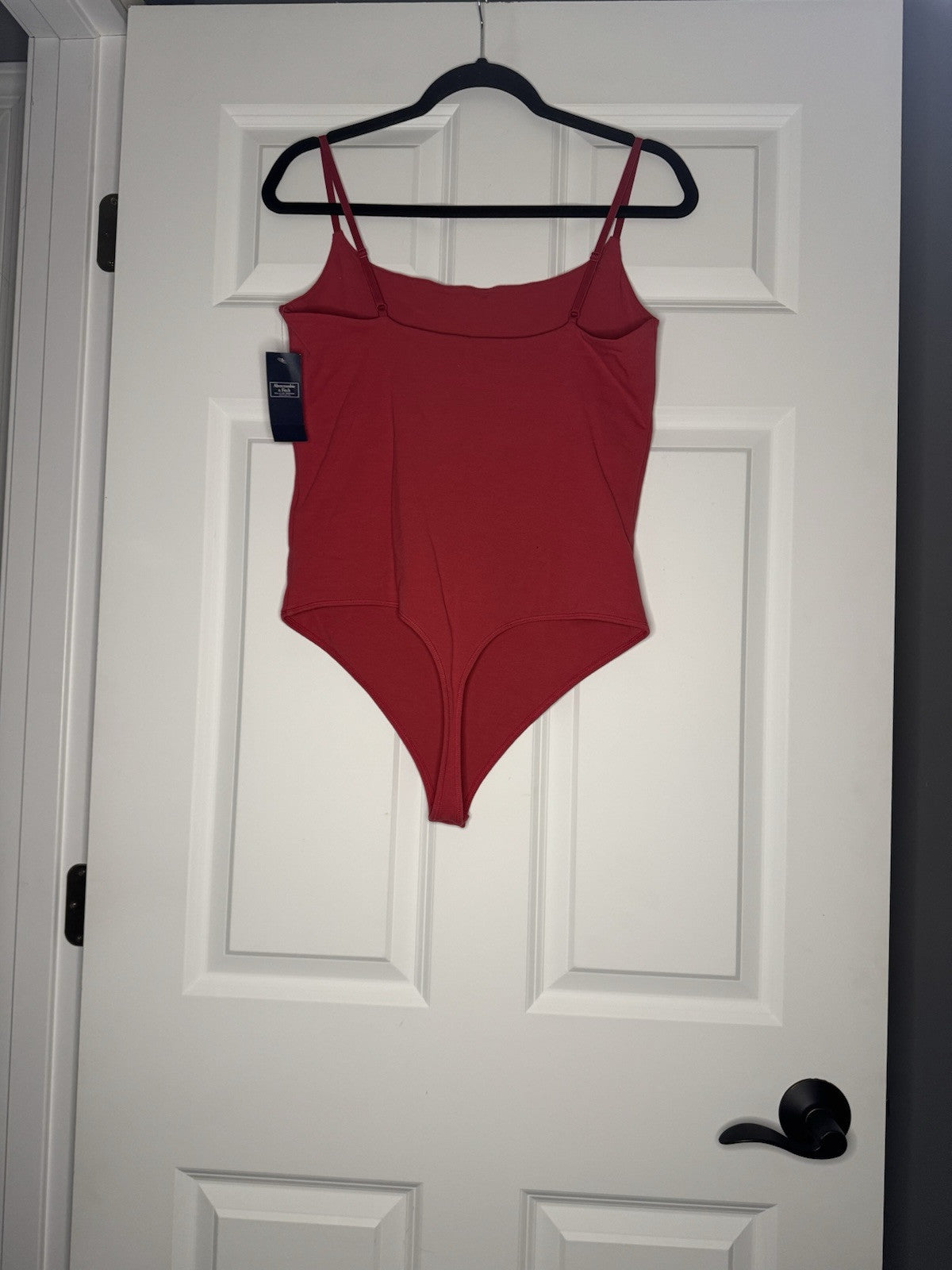 Abercrombie And Fitch Soft Af Collection Bodysuit Large Salmon Nwt 