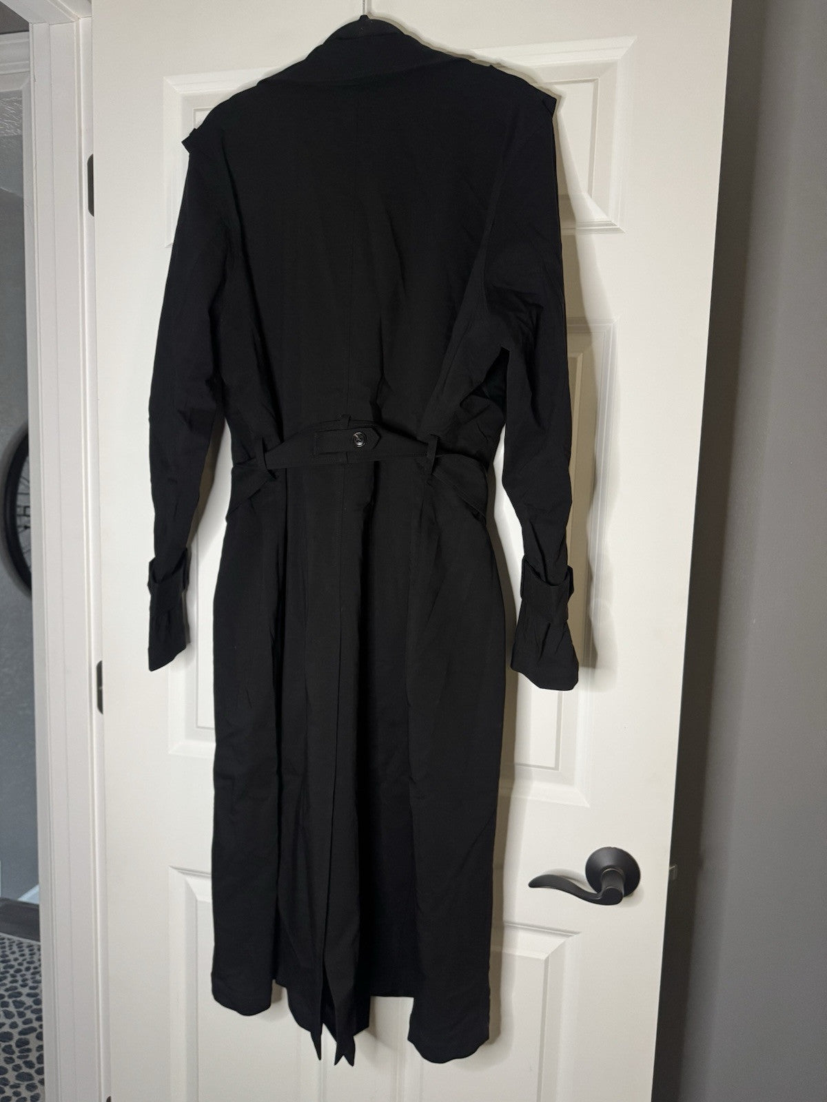 Universal Standard Medium Plus Size Jacket W Belt Black Nwt