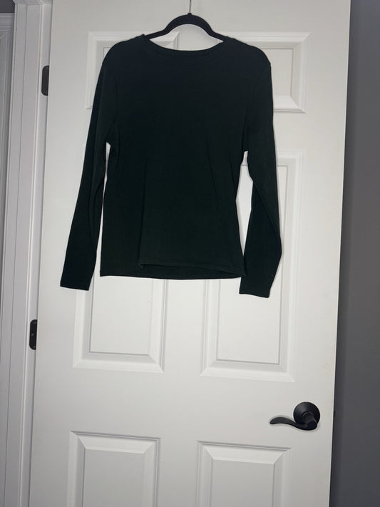 Abercrombie And Fitch Af Essentials Long Sleeve Top Green Xl Nwt 