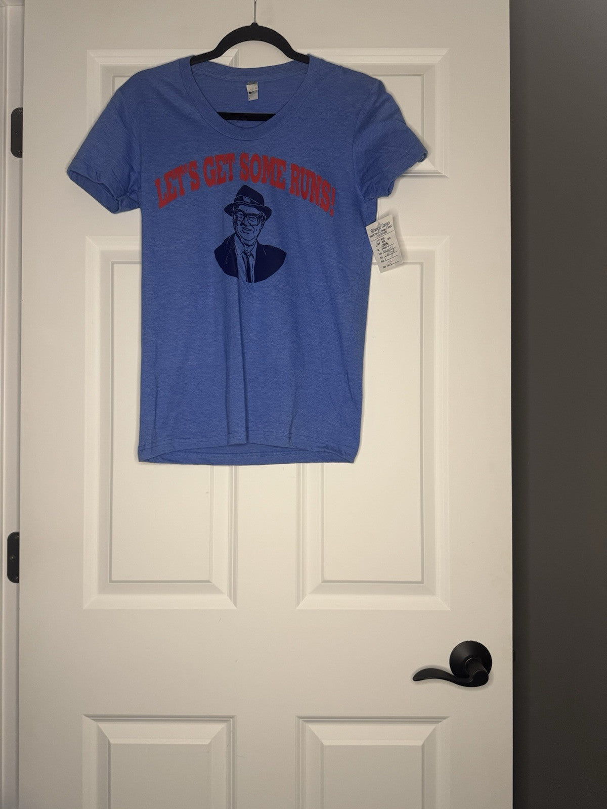 Chicago Cubs Harry Caray T Shirt Large Women’s NWT Blue & Red