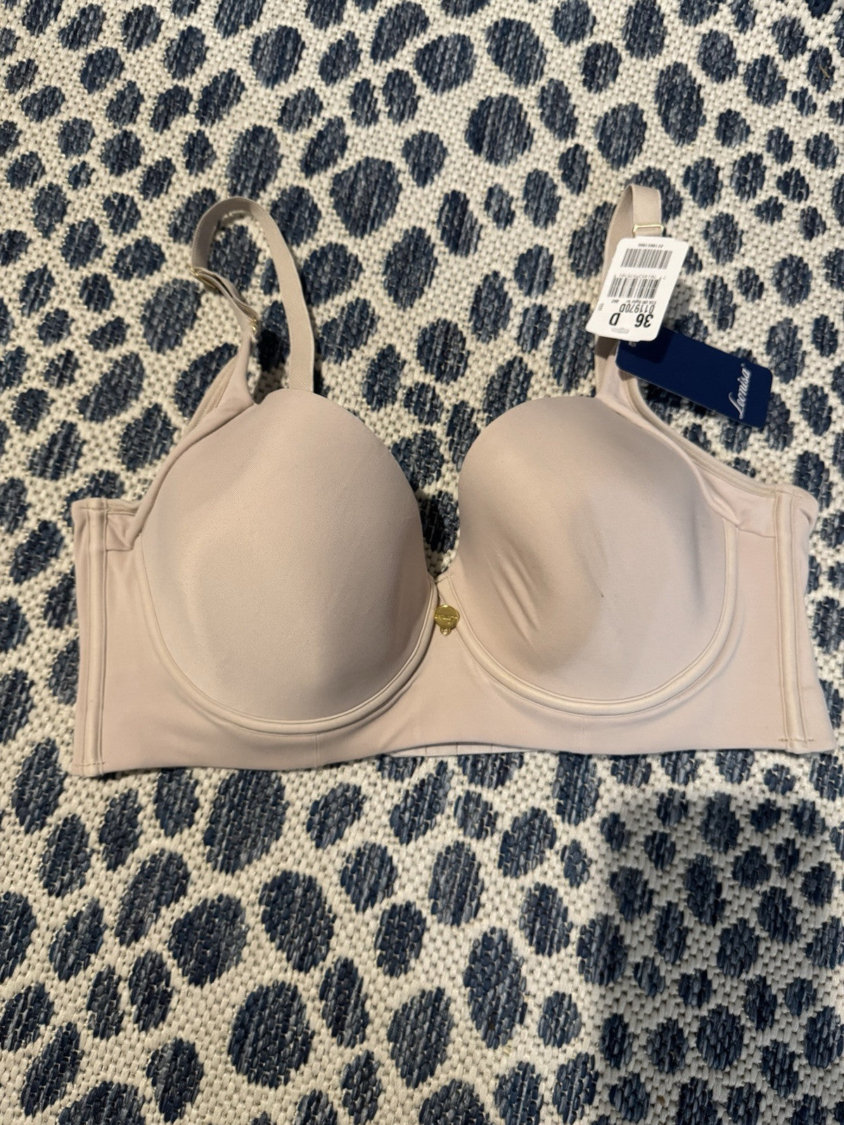 Leonisa Bra 36b Underwire Beige Nwt 