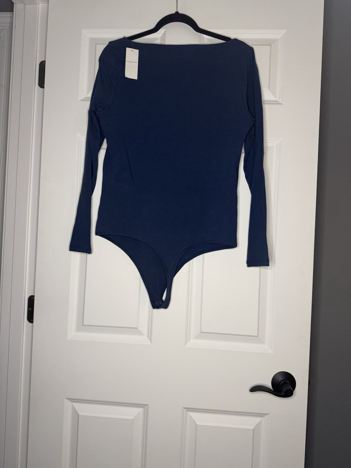 Abercrombie Long Sleeve Bodysuit Blue Xl Nwt 