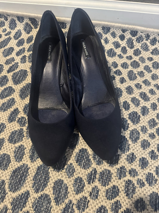Alex Marie Faith422 Marine Navy Heels Size 9