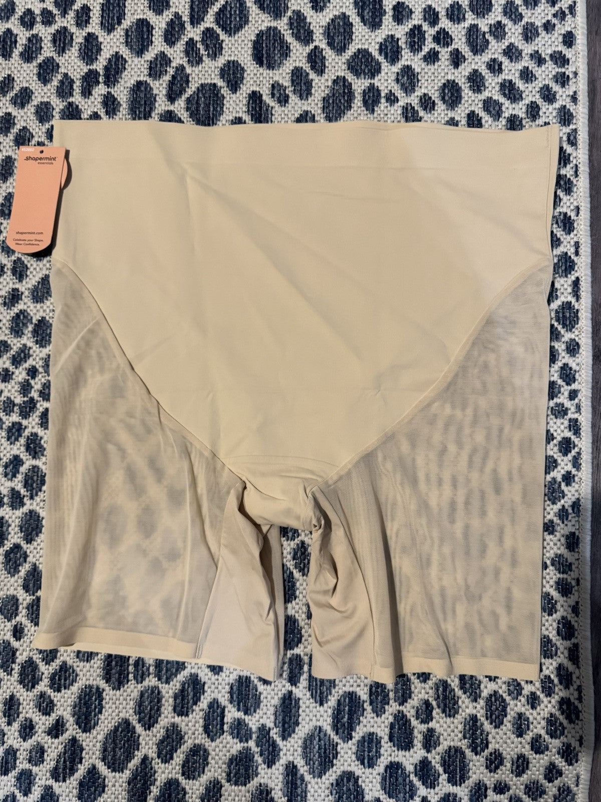 Shapermint Empower Mesh Shaper Shorts 2xl Beige Nwt